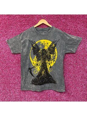 Sleep Token Take Me Back to Eden Reaper Angel Rock Band Mineral Wash T-Shirt Med